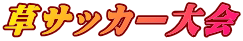 草サッカー大会 